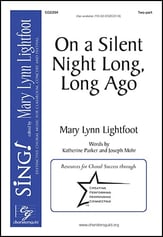 On a Silent Night Long, Long Ago Two-Part choral sheet music cover
